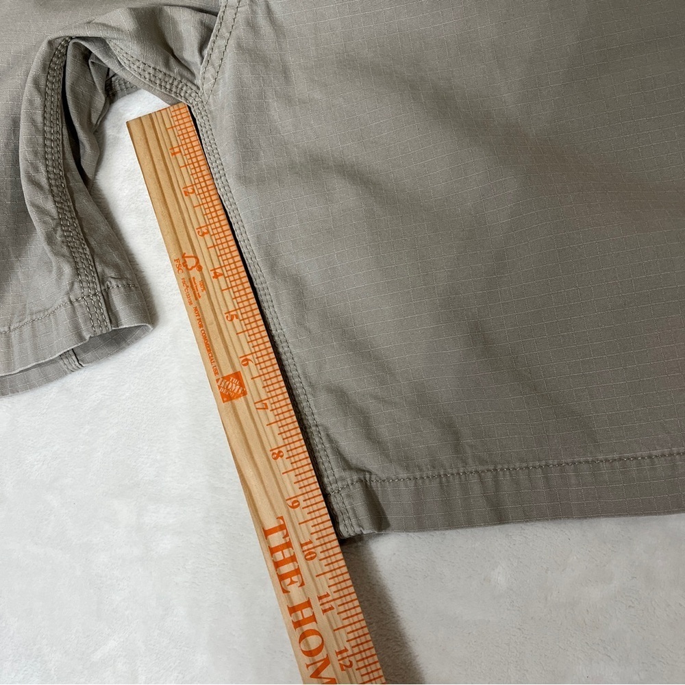 Carhartt Men's Relaxed Fit Canvas Work Shorts Khaki Size 44 Flat Front - Picture 12 of 13